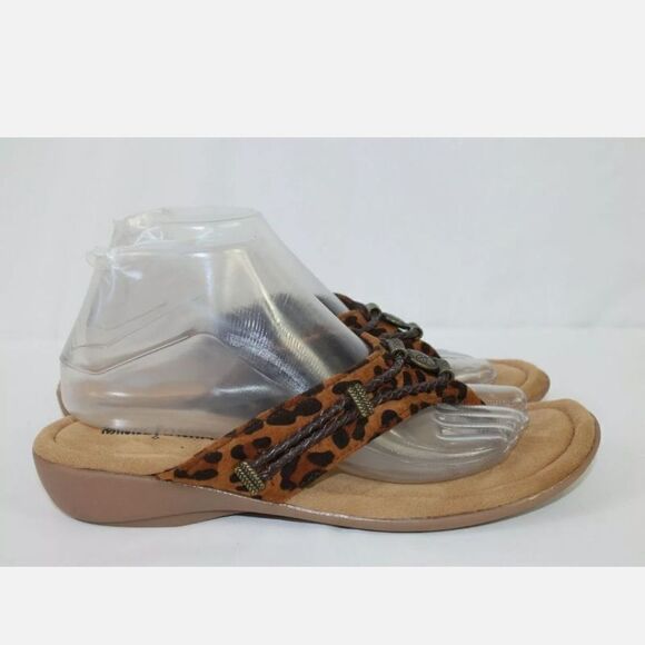 Minnetonka Womens Sliverthorne Brown Flat Sandals Shoes 9 Medium (B,M).New - Picture 7 of 10
